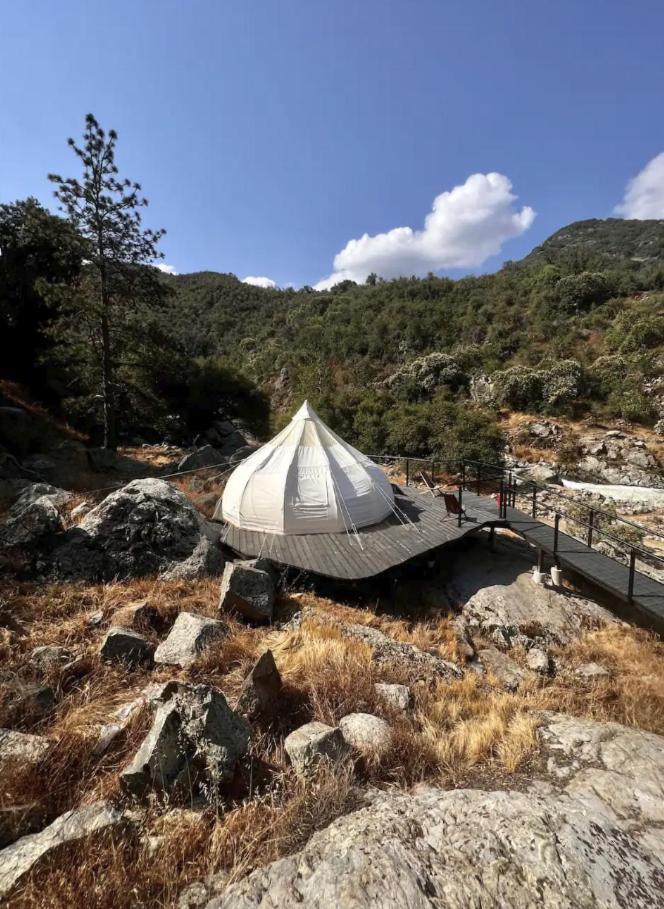 Paradise Ranch Inn - Liberated Tent Three Rivers Bagian luar foto