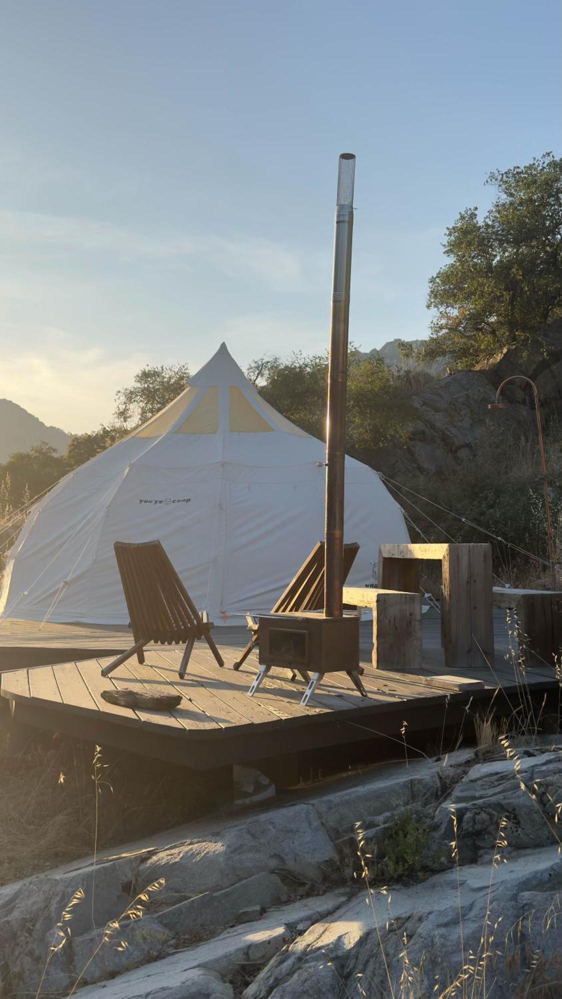Paradise Ranch Inn - Liberated Tent Three Rivers Bagian luar foto